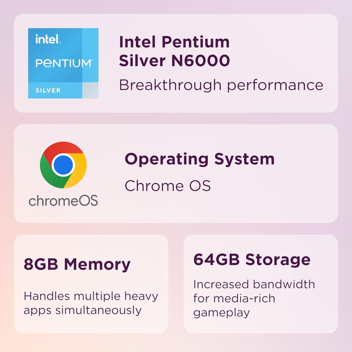 Lenovo IdeaPad Flex 3i Chromebook Laptop, Intel® UHD Graphics, 15.6†FHD Display, Intel Pentium N6000, 8GB RAM, 128GB SSD, 1920x1080 px, Touchscreen, Chrome OS, Abyss Blue
